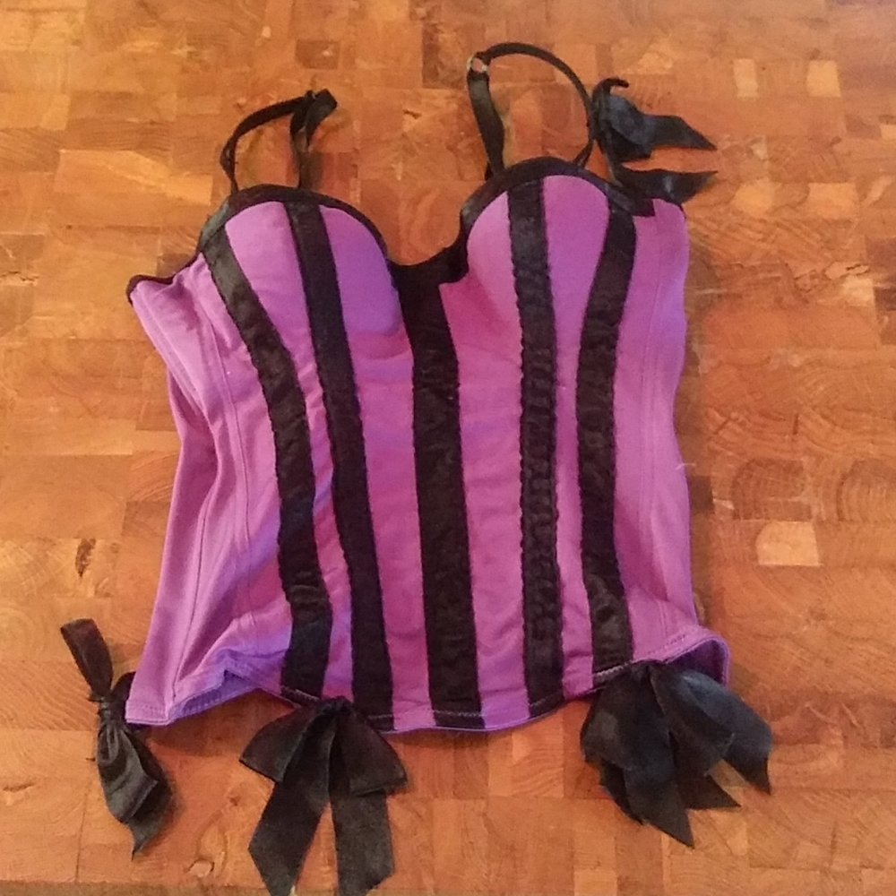 Purple corset